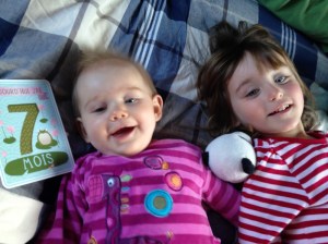 Séance photos avec la grande soeur