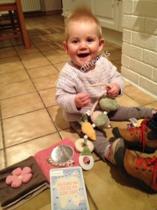 et joli sourire baveux à Maman !