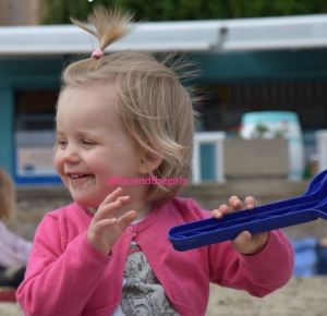 La coquine lors de nos dernières vacances ! Du chemin parcouru depuis cette fameuse séance chez la kinésio.